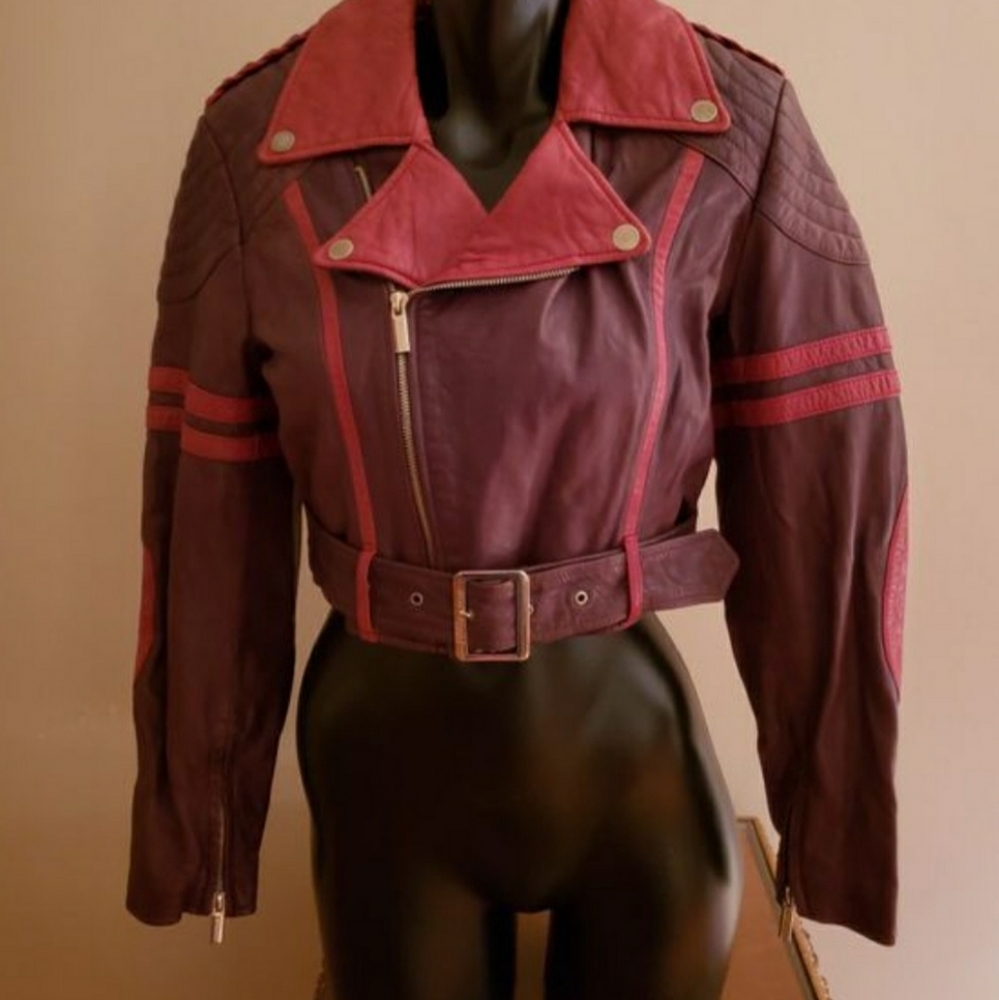 Jean Paul-Gaultier Moto Crop Jacket